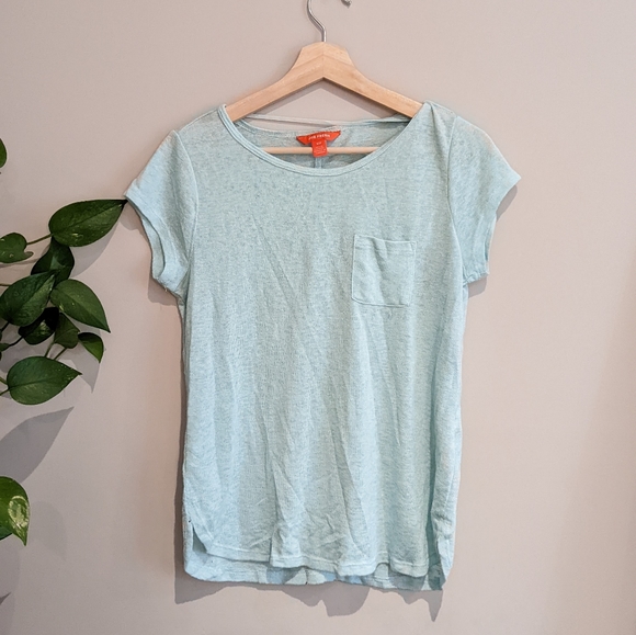 💚2/15 Turquoise Joe Fresh Tee - Picture 1 of 3